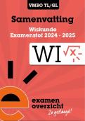 Samenvatting Wiskunde Examen VMBO TL/GL 2025