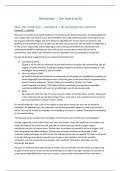 Samenvatting Deeltijd/Minor tentamen 'De Leerkracht' Pabo