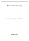 Oefenvragen Verslavingszorg