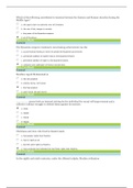 HIEU 201 Chapter 9 quiz Liberty University answers complete solutions