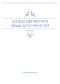 Samenvatting Actuele Methodieken Organisatieperspectief