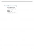 Samenvatting Research Methods in Psychology - Inleiding Methodenleer (424502-B-5)