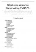 Samenvatting eindexamen wiskunde VMBO TL 2025