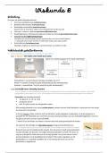 Samenvatting 'wiskunde B'